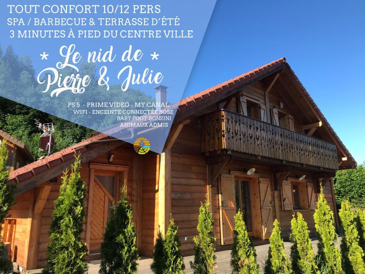 ⁂⁂ LE NID DE PIERRE&JULIE [CLEDICIHOME] 2 pas du centre ville / SPA&TERASSE AMENAGEE ⁂⁂ La Bresse Extérieur photo
